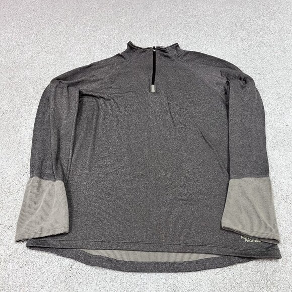 The North Face Jacket Women’s Brown Long Sleeve 1/4 Zip Lightweight Size Medium - Picture 1 of 11
